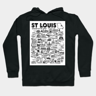 St Louis Map Hoodie